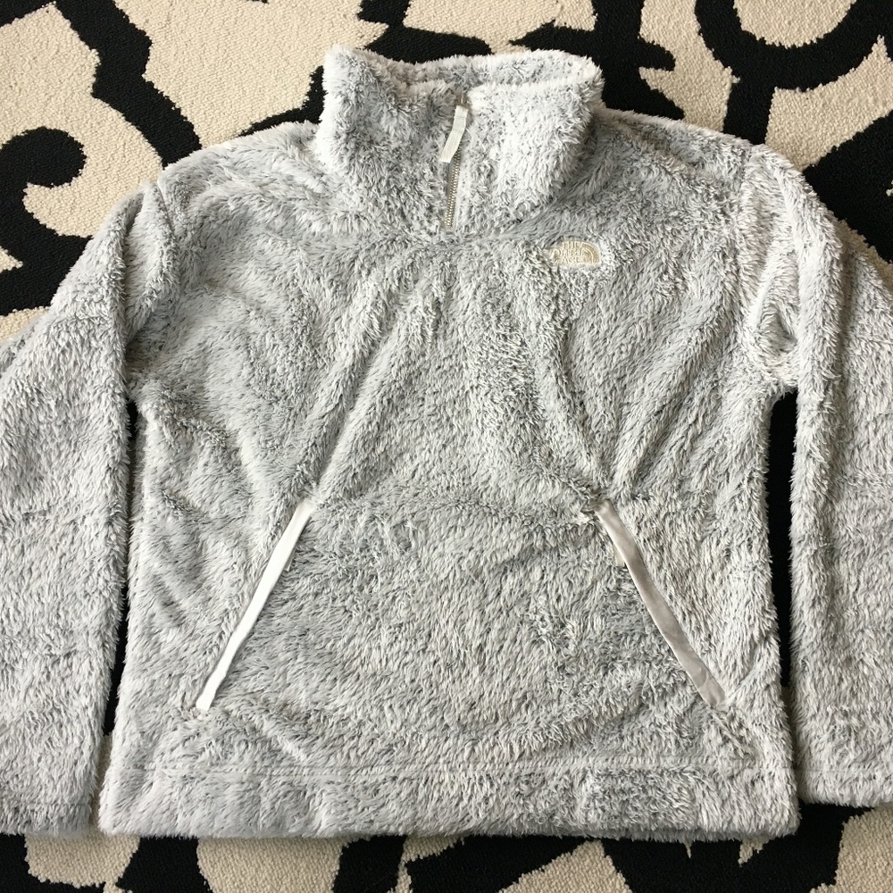 North Face Silver Gray Fleece
